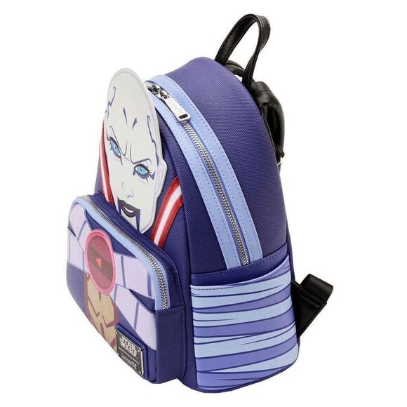 Loungefly Star Wars Asajj Ventress Mini Backpack - Picture 2 of 6